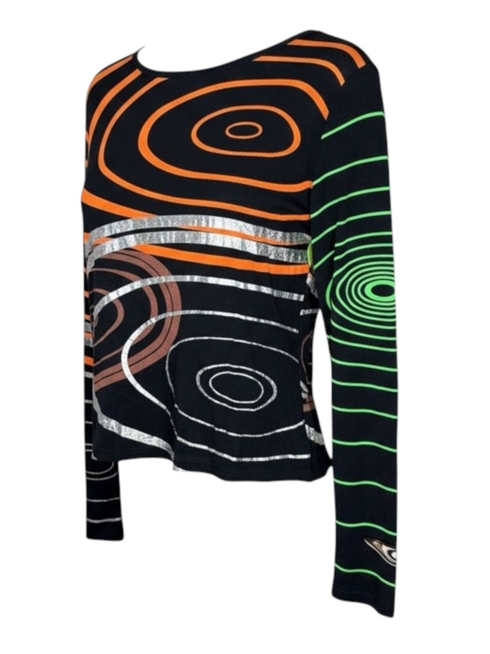 Rare: Custo Barcelona 𖦹 Camera Girl Photography Babe Tee 𖦹 Black Green 𖦹 Large - Picture 4 of 16